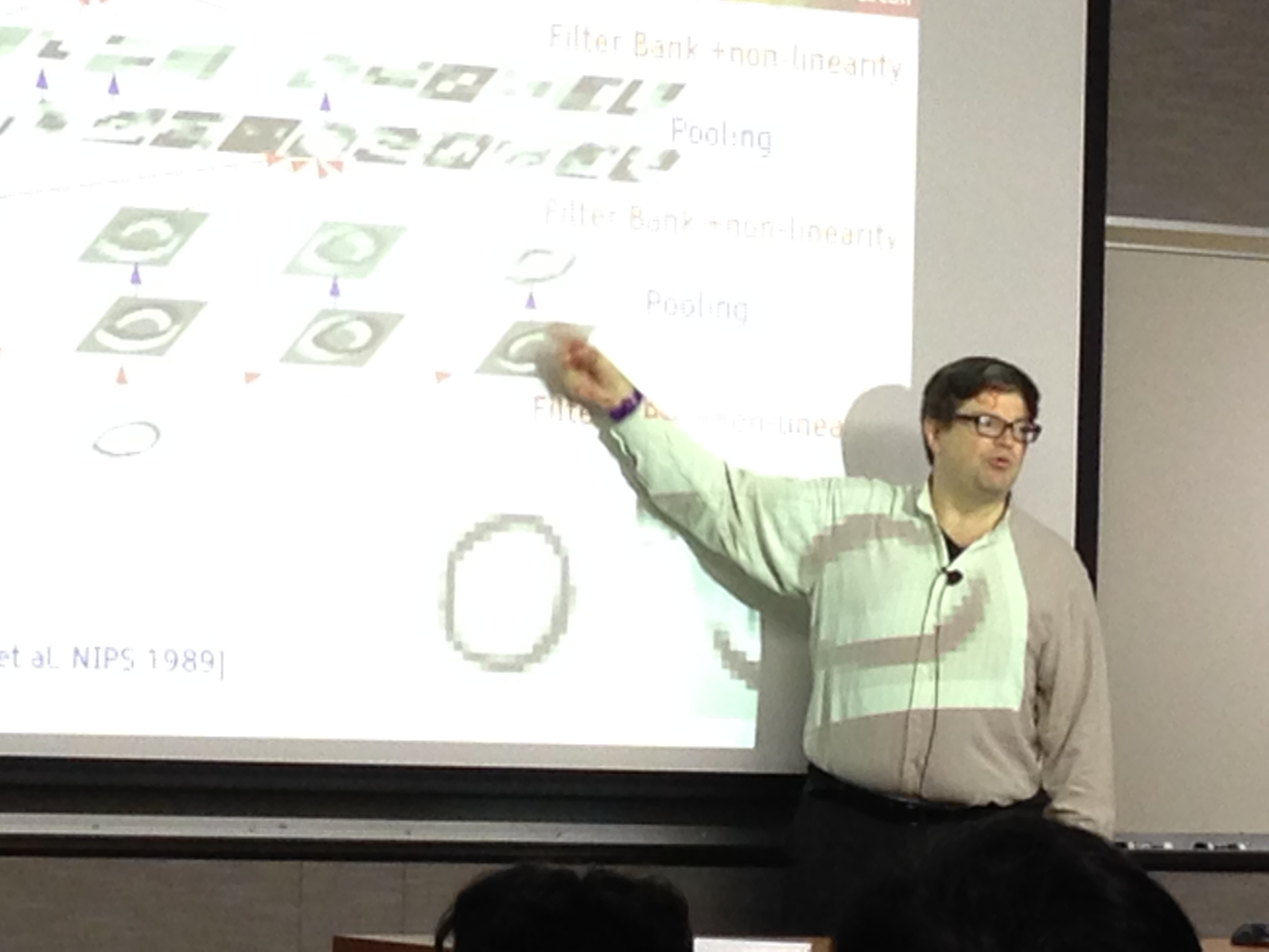Yann LeCun lecturing at the University of Minnesota, October 2014